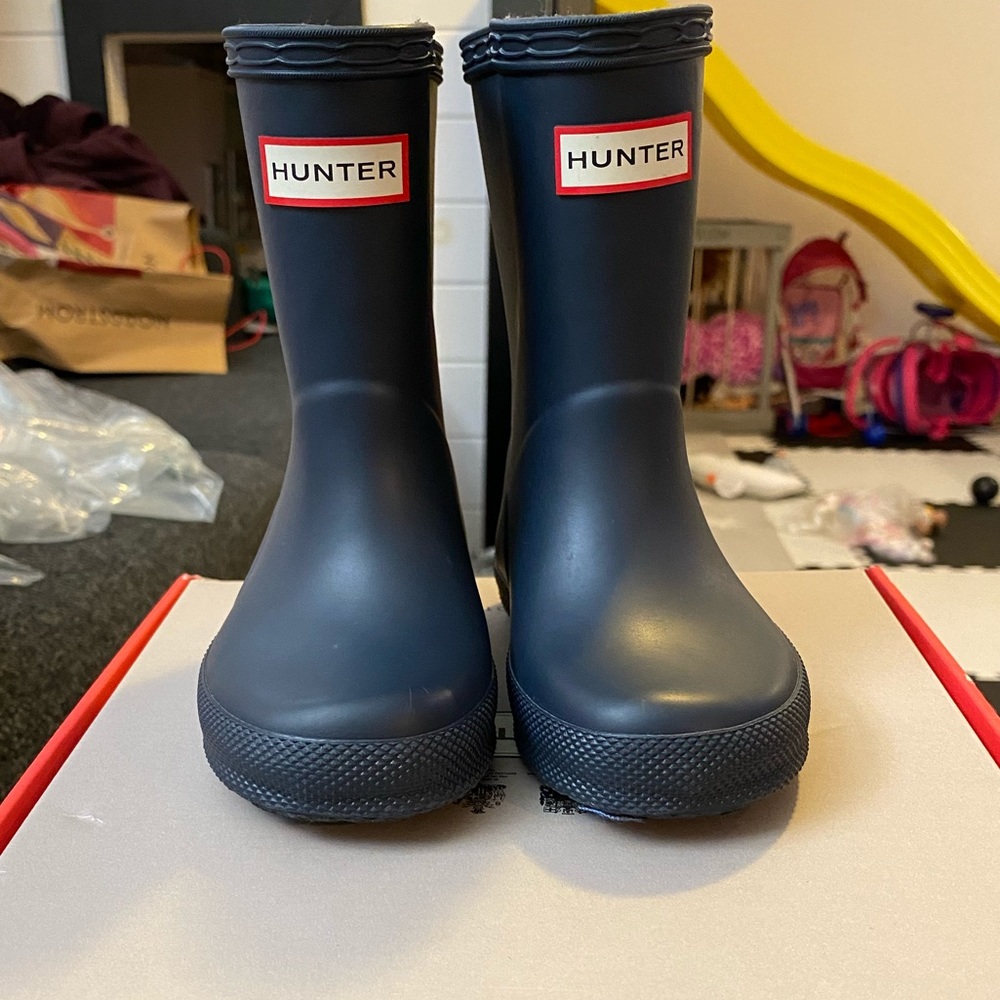 Toddler Navy Hunter boots